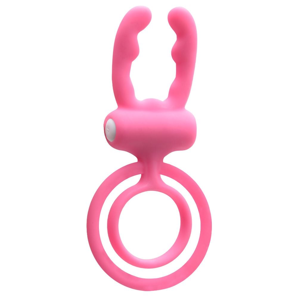 Anel Peniano com vibração e Argola Testicular (AN005) rosa — foto 6