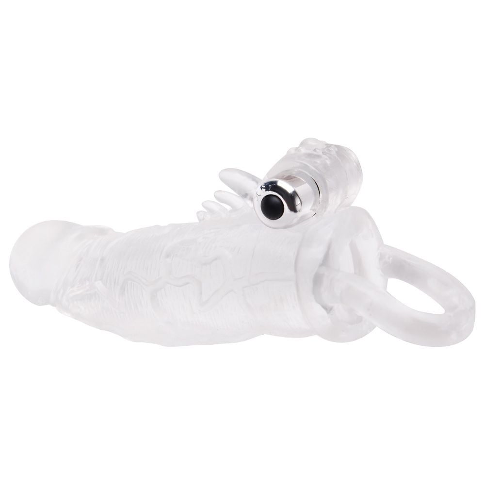 Capa Peniana Com Vibro Extender Sleeve (CA075) baterias