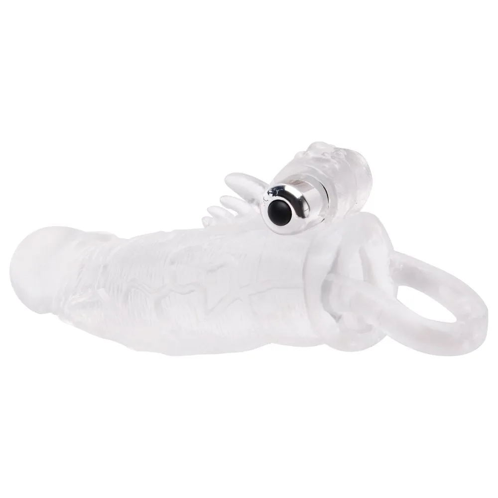 Capa Peniana com Vibro Extender Sleeve Baterias