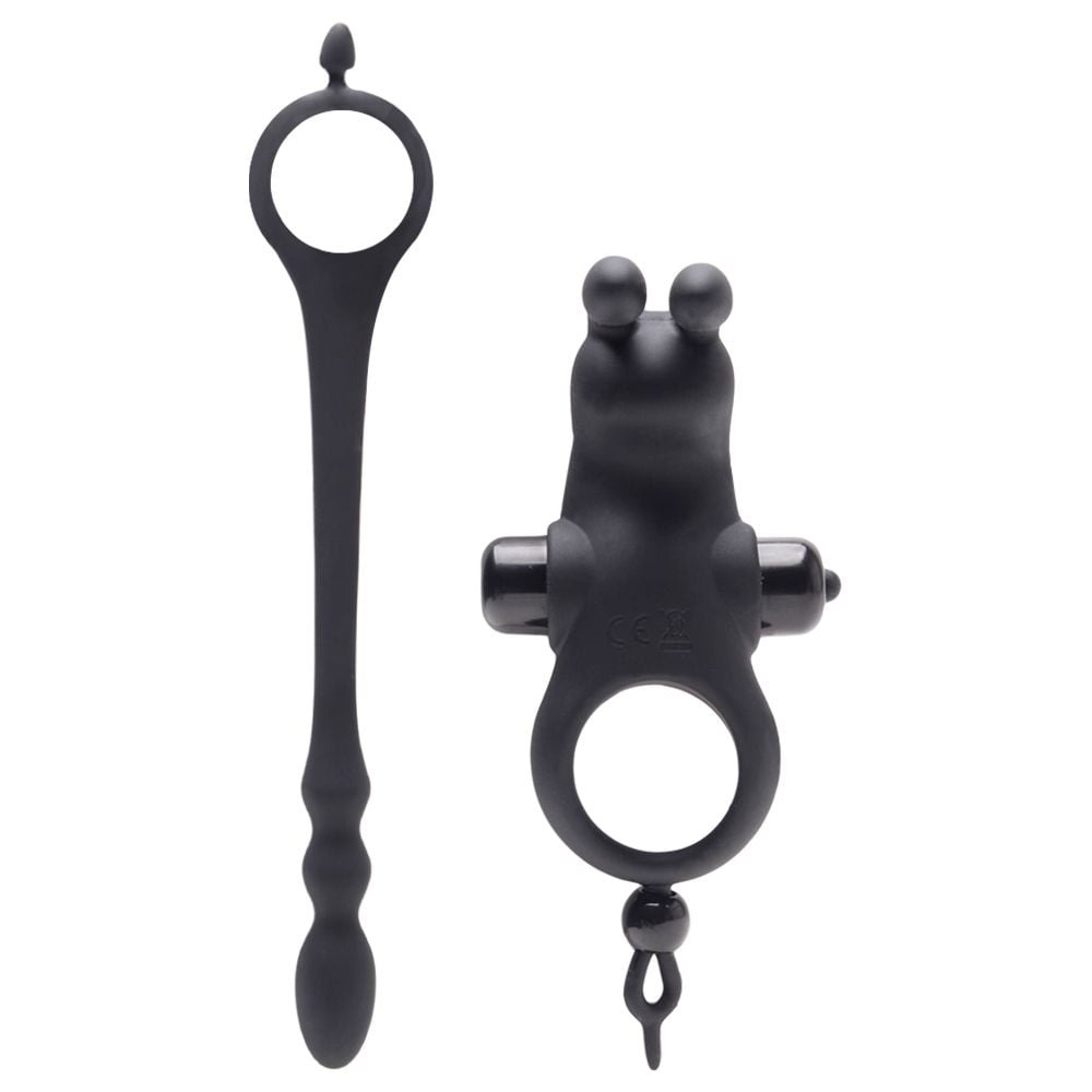 Anel Peniano 12 Vibrações Plug Próstata (AN063) pilhas