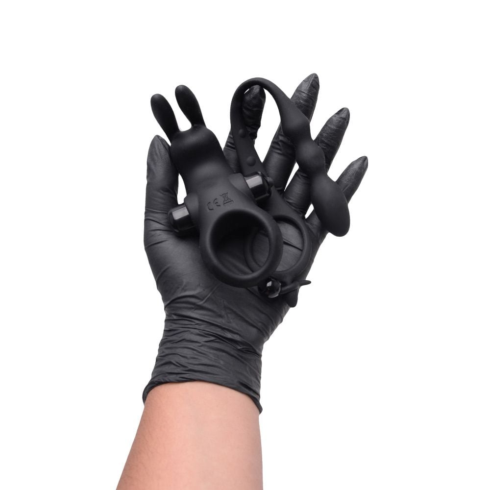 Anel Peniano 12 Vibrações Plug Próstata (AN063) pilhas