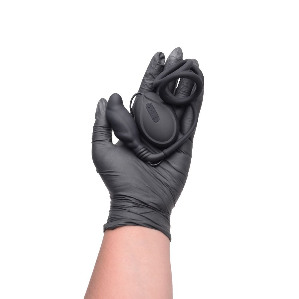 Anel Peniano 10 Vibrações Plug Próstata (AN077) recarregável