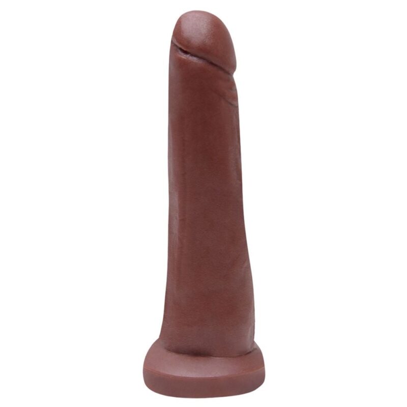 Pênis De Borracha Maciça 12,4 X 3,1Cm (finch) marrom