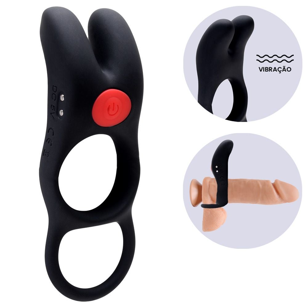 Anel Peniano 3st1mul4d0r 10 intensidades (An089) recarregável