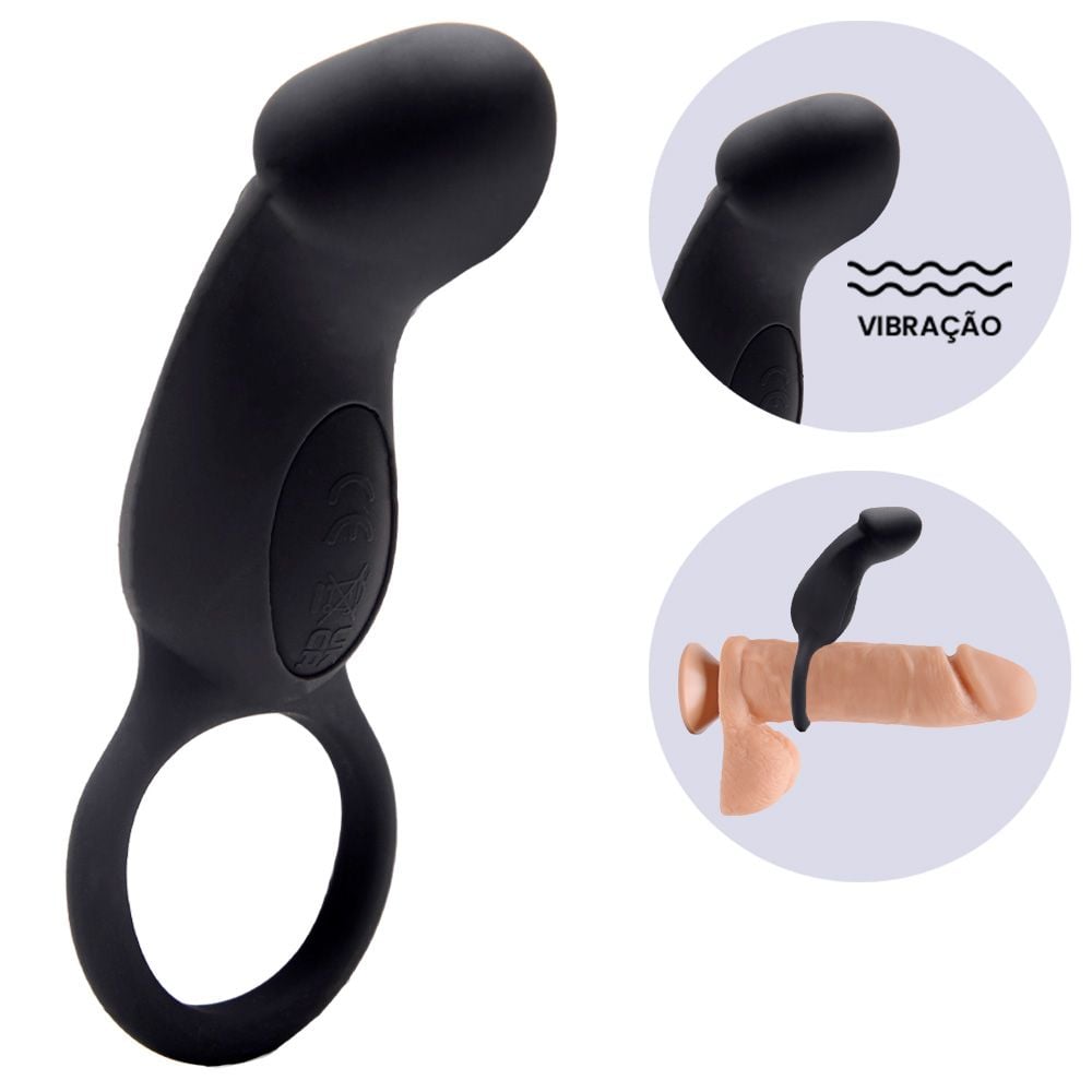 Anel Peniano 7 Vibrações Trae Pretty Love (An111) recarregável
