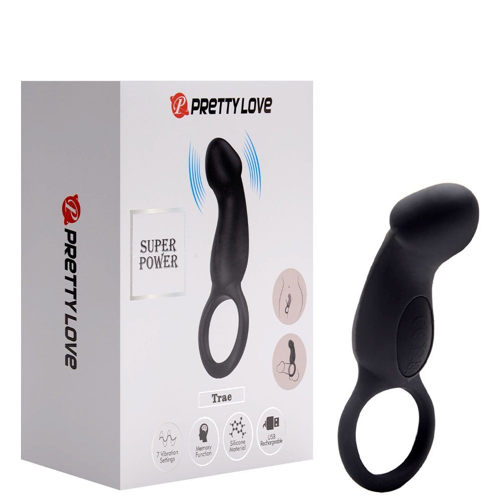 Anel Peniano 7 Vibrações Trae Pretty Love (An111) recarregável — foto 9