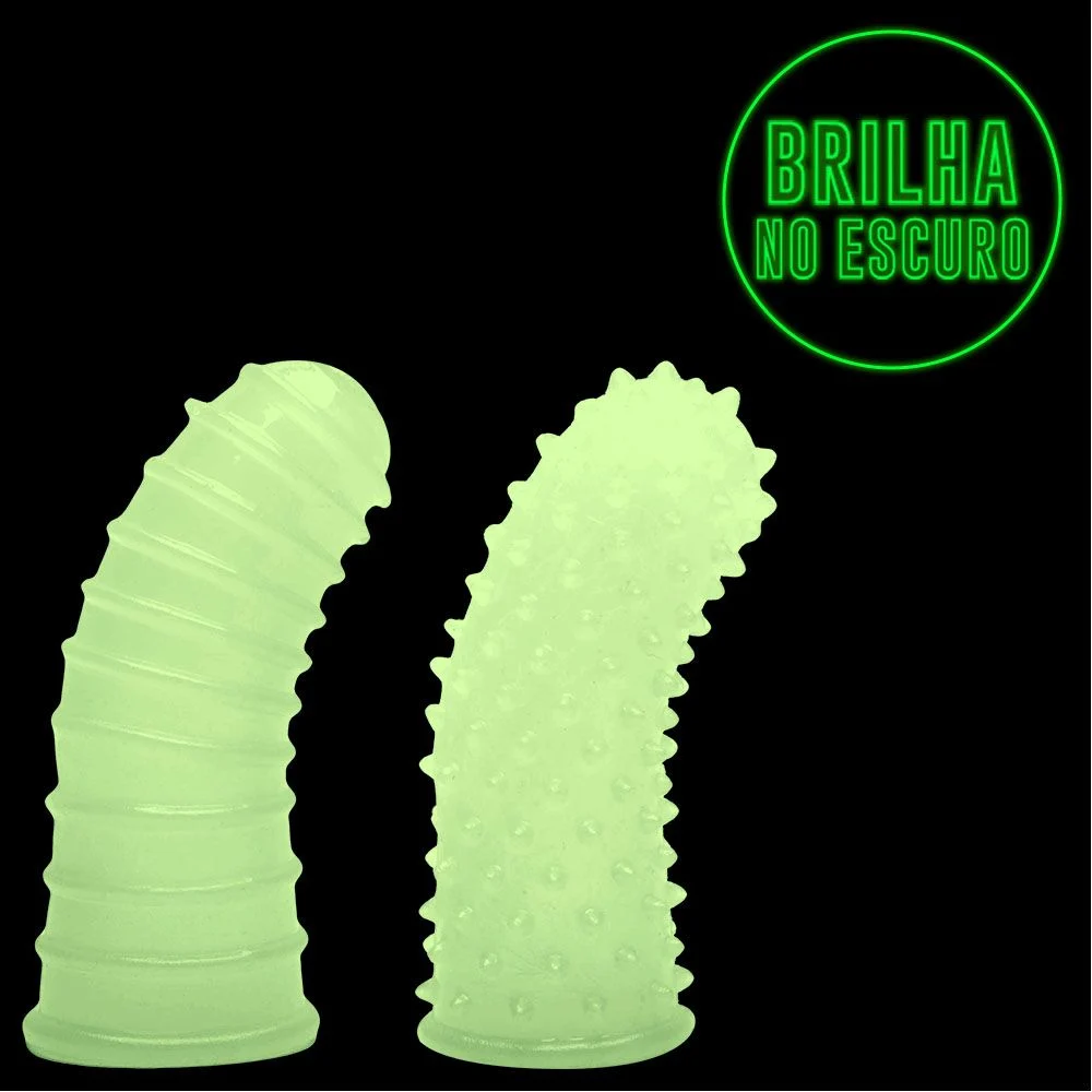 Kit Capa De Dedo G-Spot Fosforescente (KT812F) — foto 2