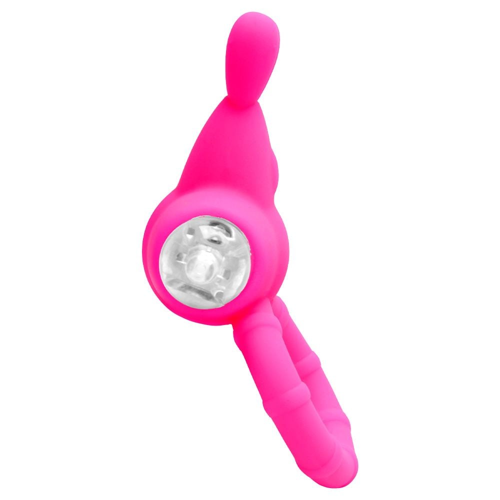 Anel Silicone V1br4ç40 Rabbit (AN010) rosa