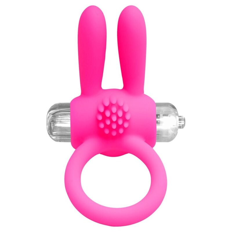 Anel Silicone Vibração Rabbit (AN011) ROSA