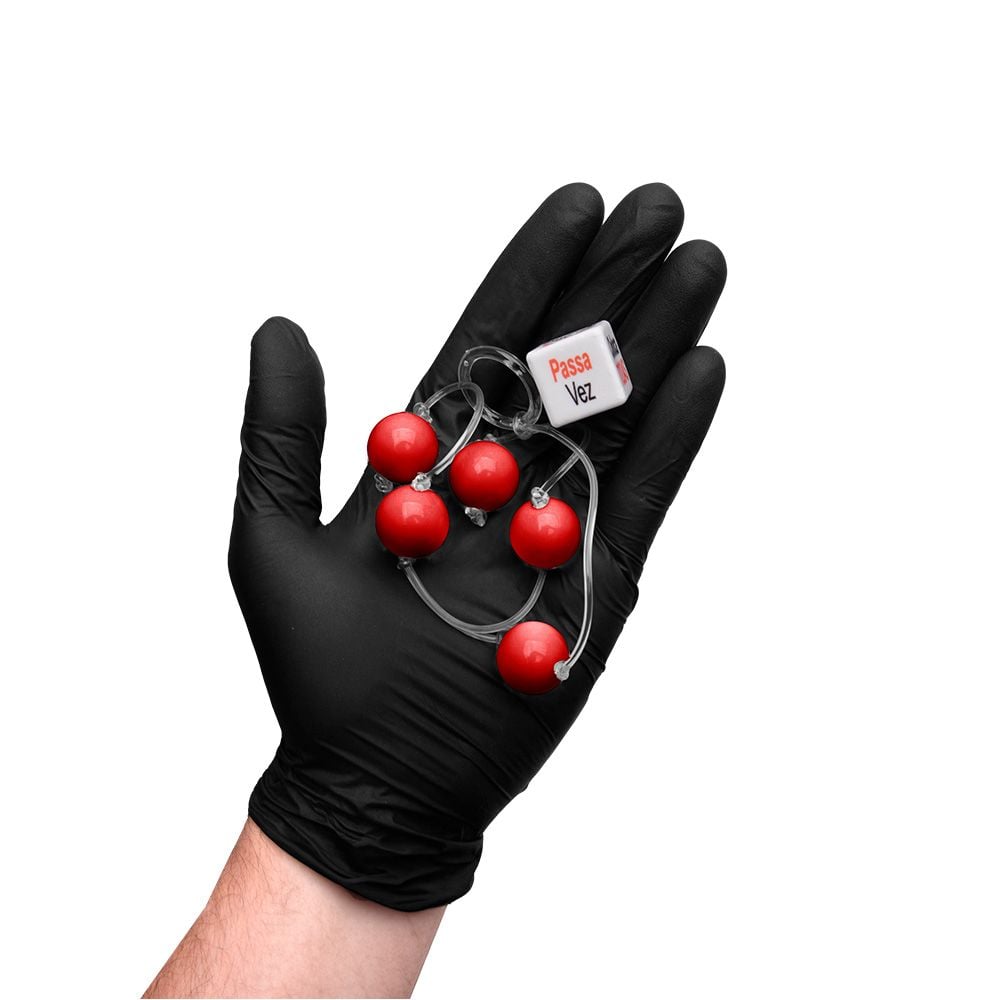 Kit Bolinha Tailandesa M Com Dadinho - vermelho