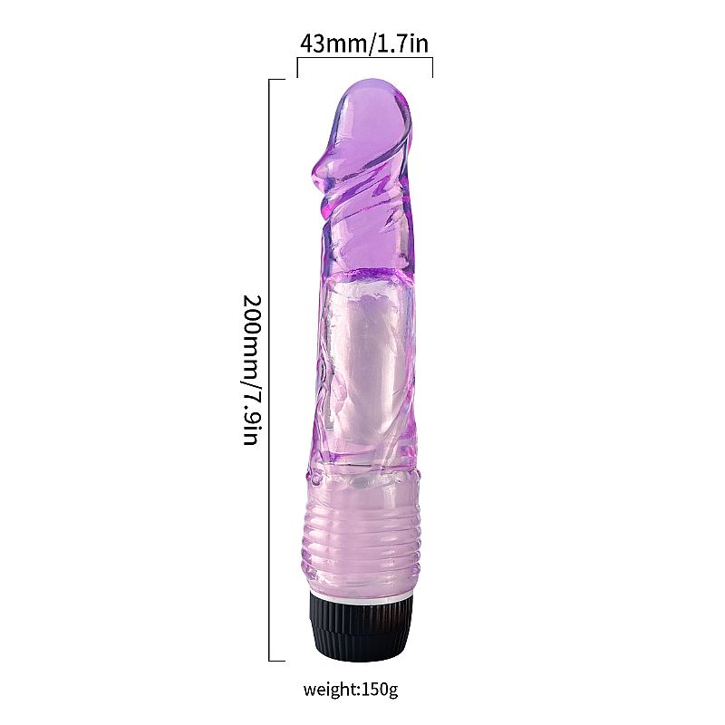 P3n1s Realístico com Vibro - 20,0 x 4,0 (8218) pilha