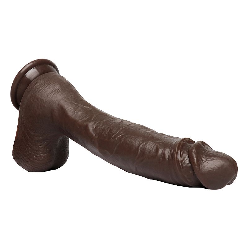 P3n1s Realístico - 25,0 x 4,8 cm - Marrom (9527) recarregável