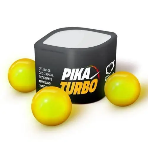 Bolinha Retardante Pika Turbo (retardante) 03 Unidades - Sexy Fantasy
