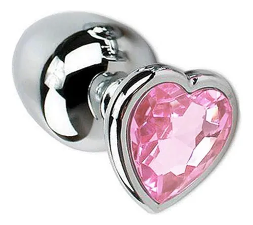 PLUG 4N4L COM JOIA de coração tamanho – G (5850) rosa