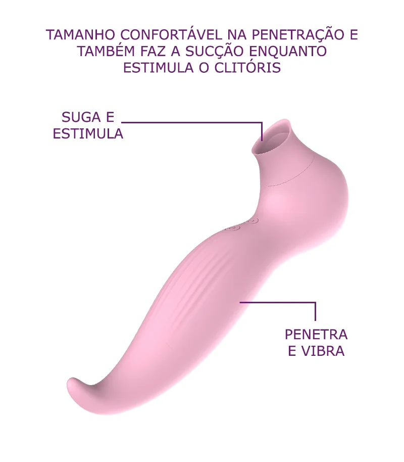 Vibrador de Clitóris com pulsação e vibração (5023) recarregável — foto 3