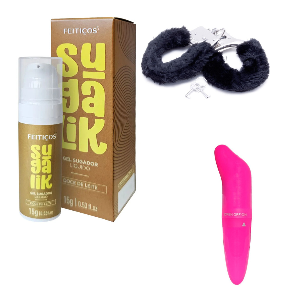 Sugalik Gel Excitante + V1br4d0r Ponto G + 4lg3m4