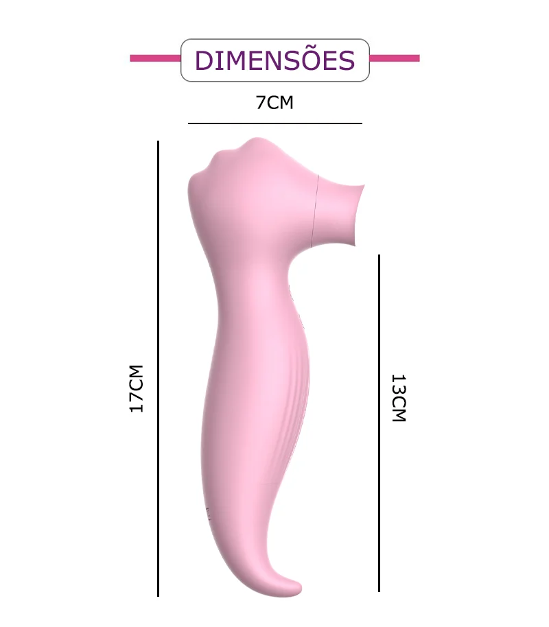Vibrador de Clitóris com pulsação e vibração (5023) recarregável — foto 2