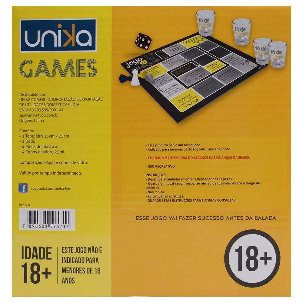 Jogo Do Pileque Unika Games