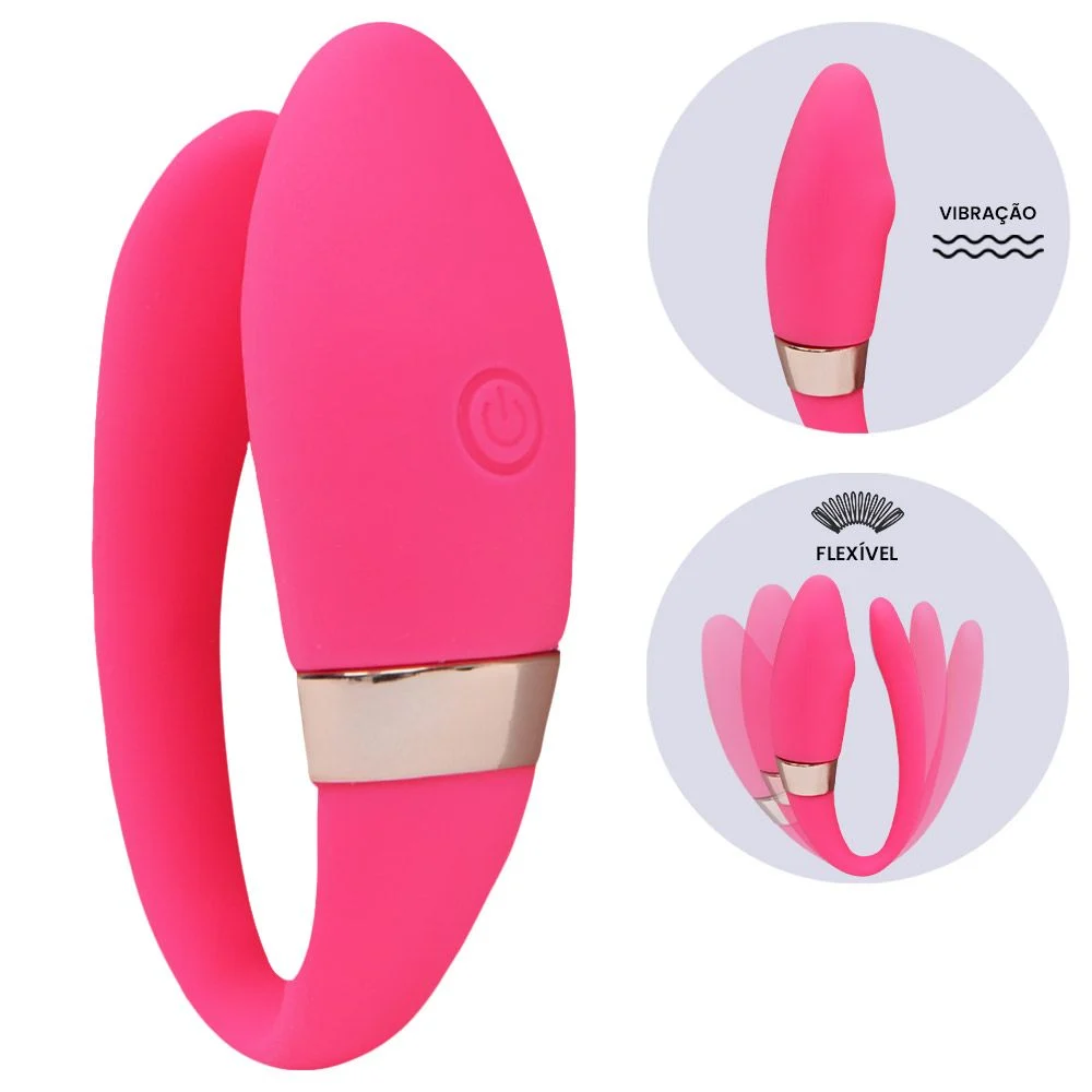 V1br4d0r Luxo Casal Pontas Duplas 10 Vibrações (CD031) recarregável