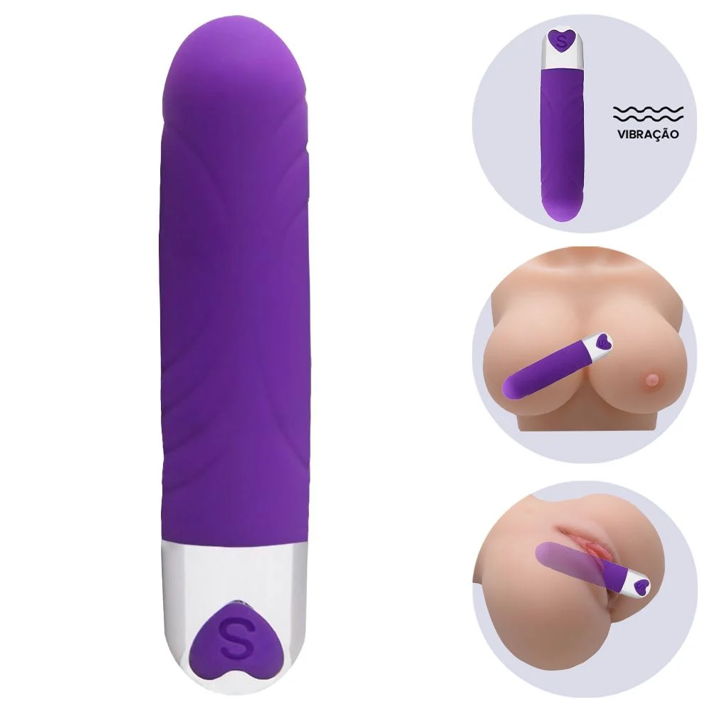 V1br4d0r personal com textura 12 intensidades (PS008C) recarregável