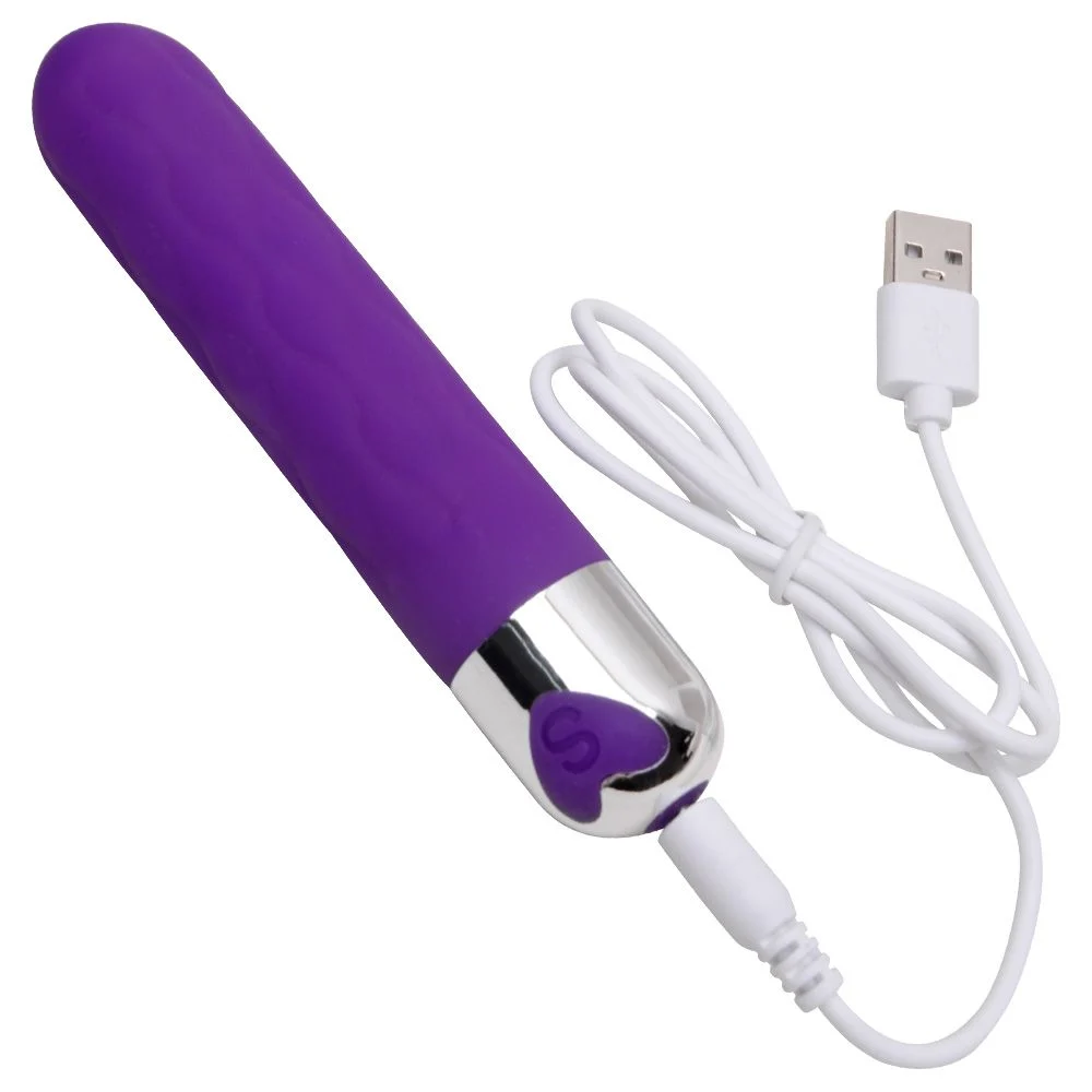 Vibrador personal com textura 12 intensidades (PS008D) recarregável — foto 6