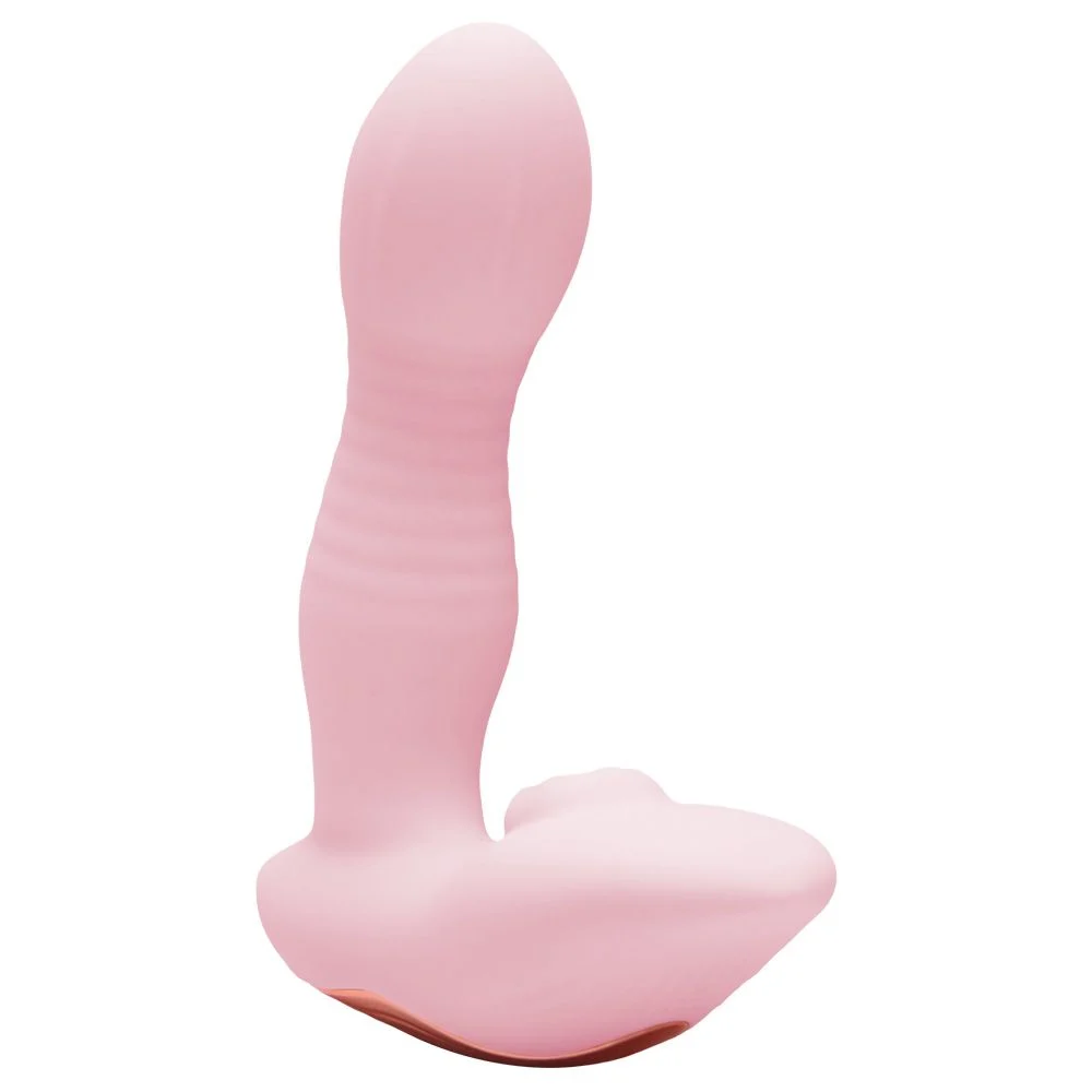 Vibrador Ponto G com pulsação no clitóris 10 intensidades (ES071) recarregável — foto 11