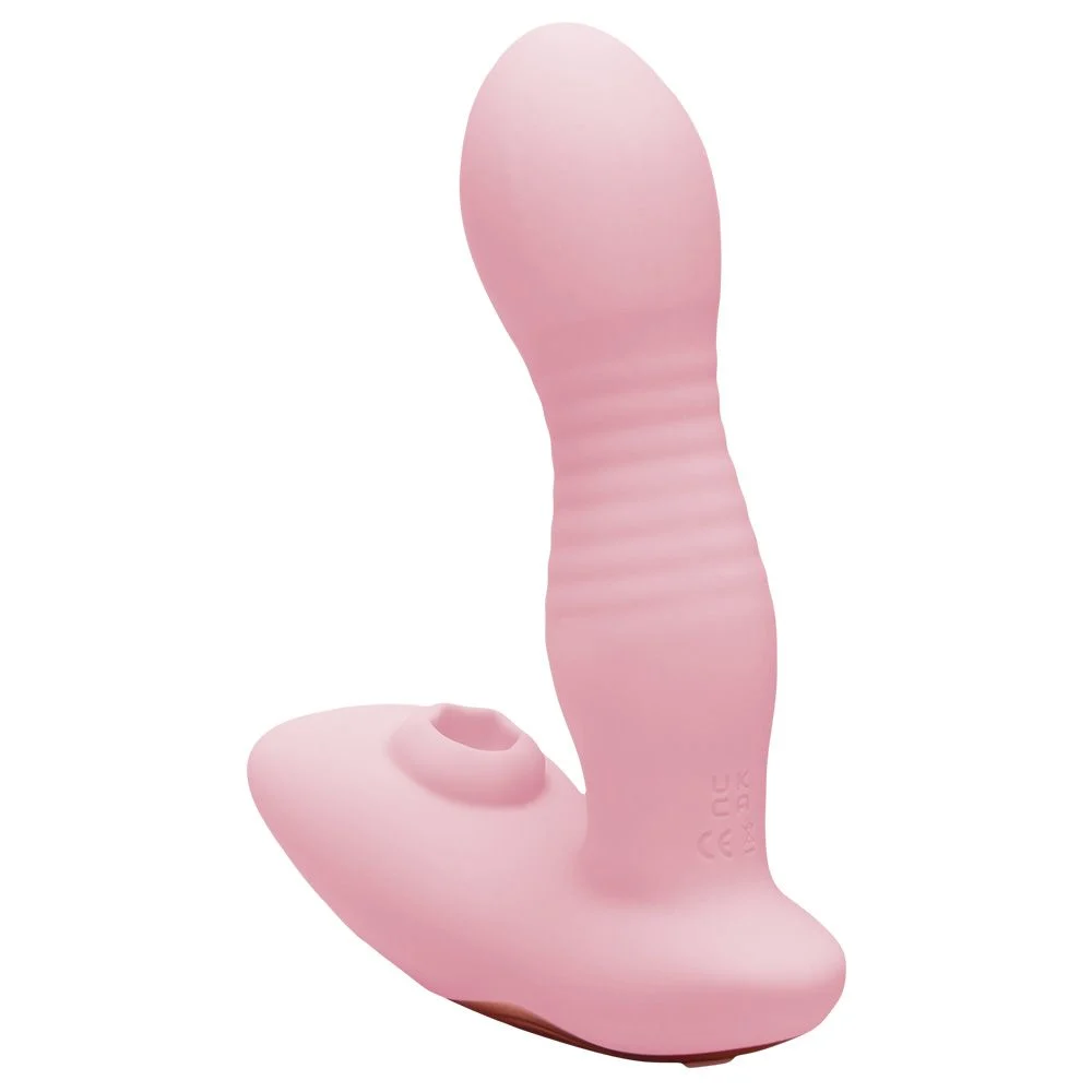 Vibrador Ponto G com pulsação no clitóris 10 intensidades (ES071) recarregável — foto 8