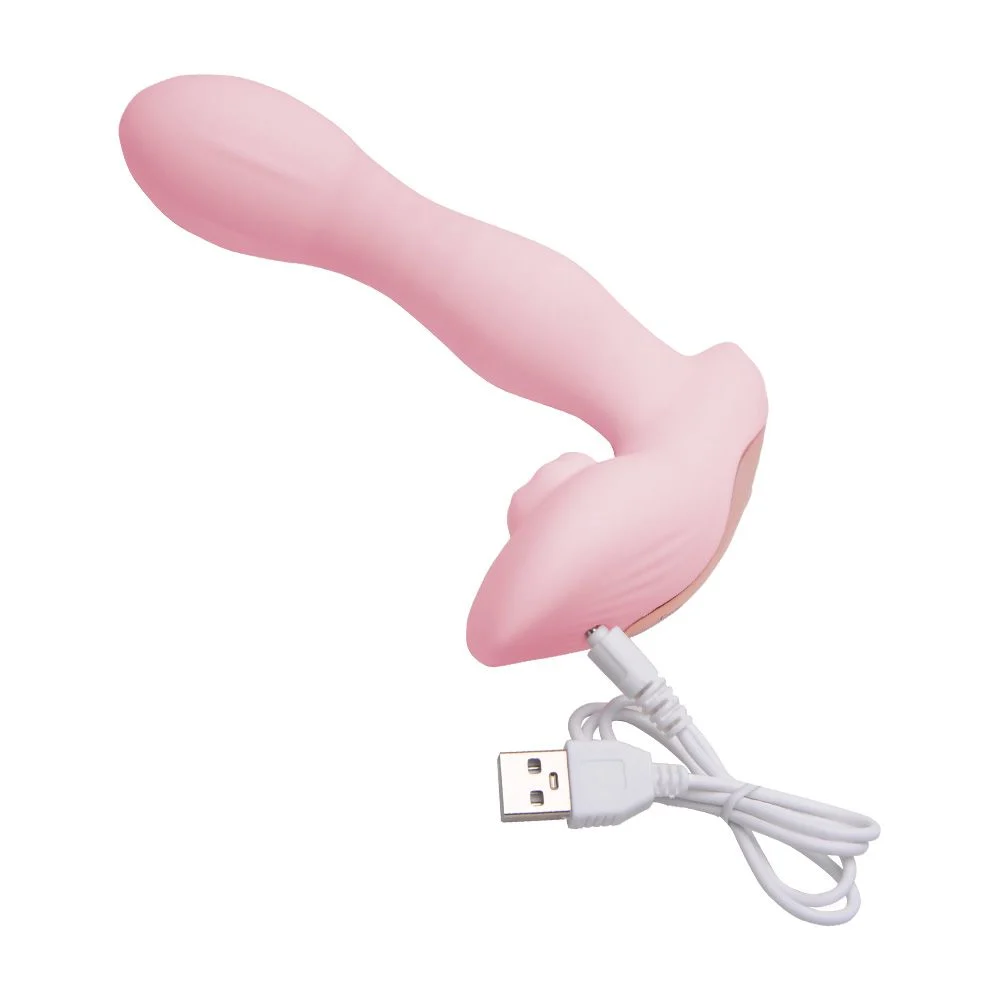 Vibrador Ponto G com pulsação no clitóris 10 intensidades (ES071) recarregável — foto 14