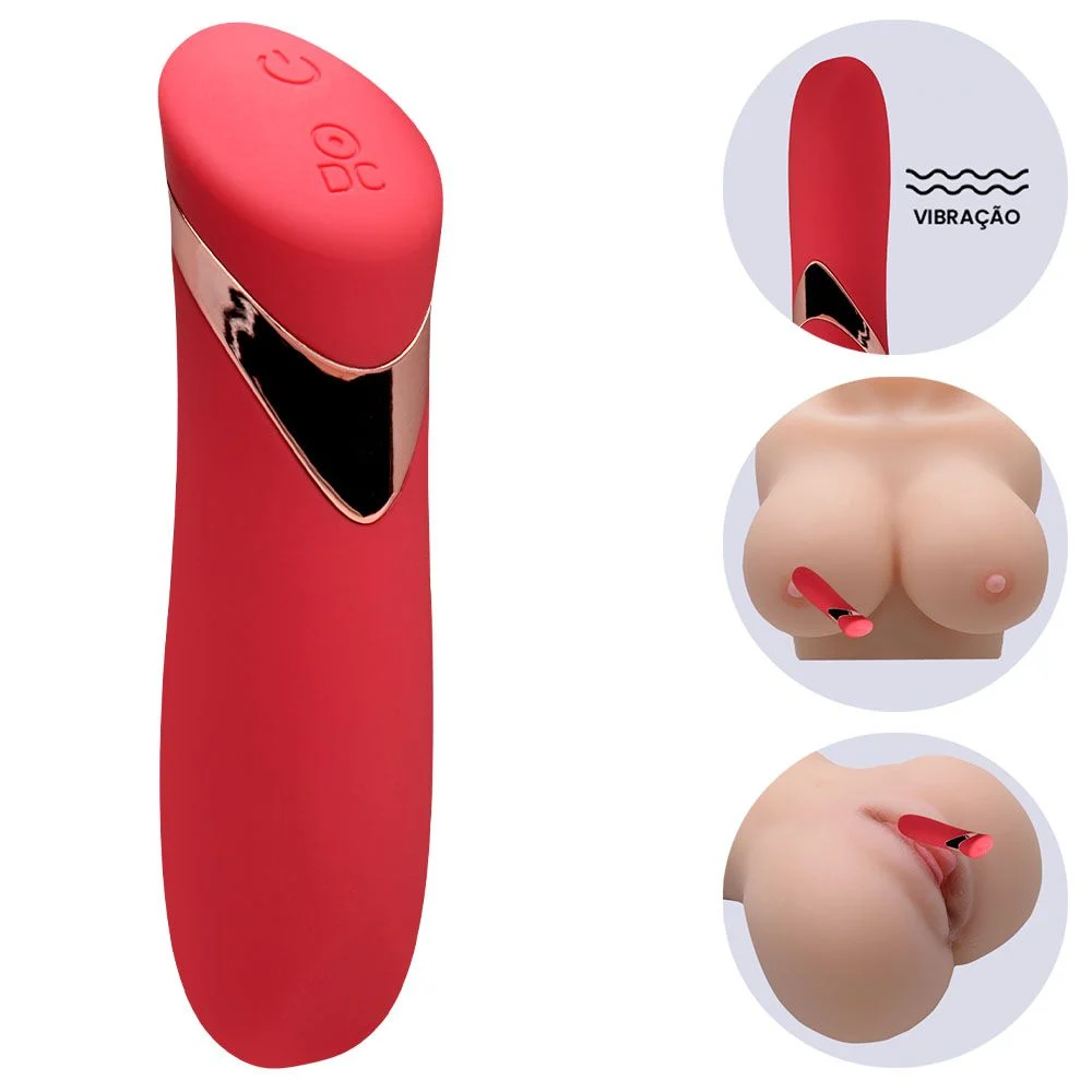 V1br4d0r de cl1t0r1s com 9 intensidades (MV124) recarregável