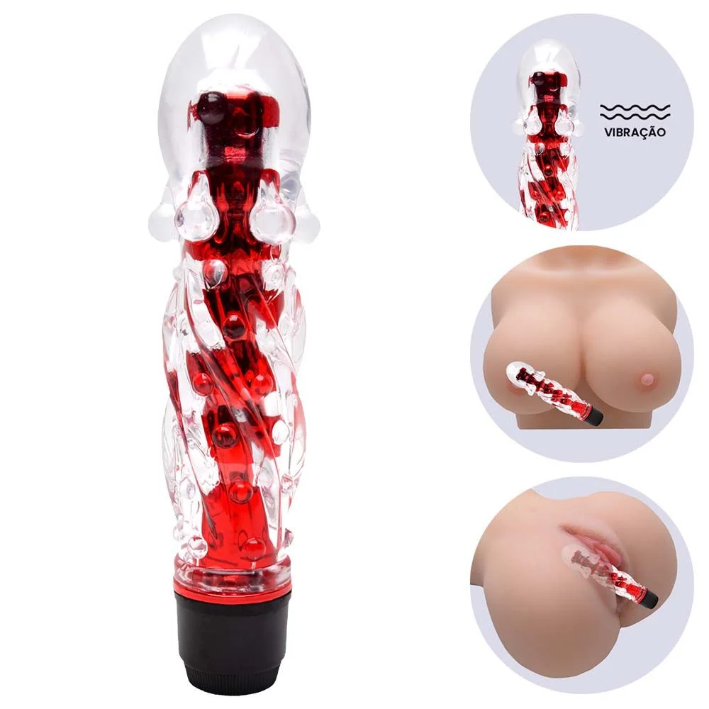 Fábio -V1br4d0r Personal com capa estimuladora- multivelocidades (PE011H) pilha