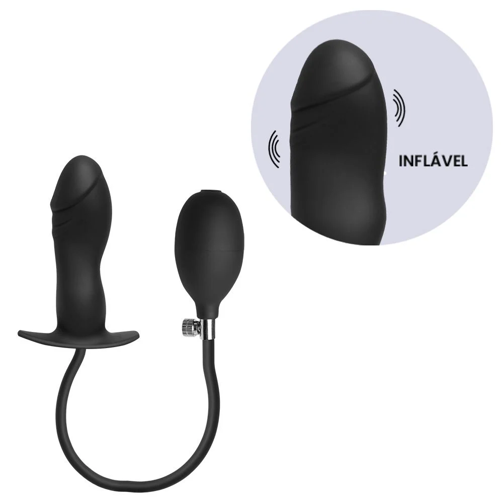 Plug 4n4l Silicone Inflável 11,5 X 3,4Cm (9253)
