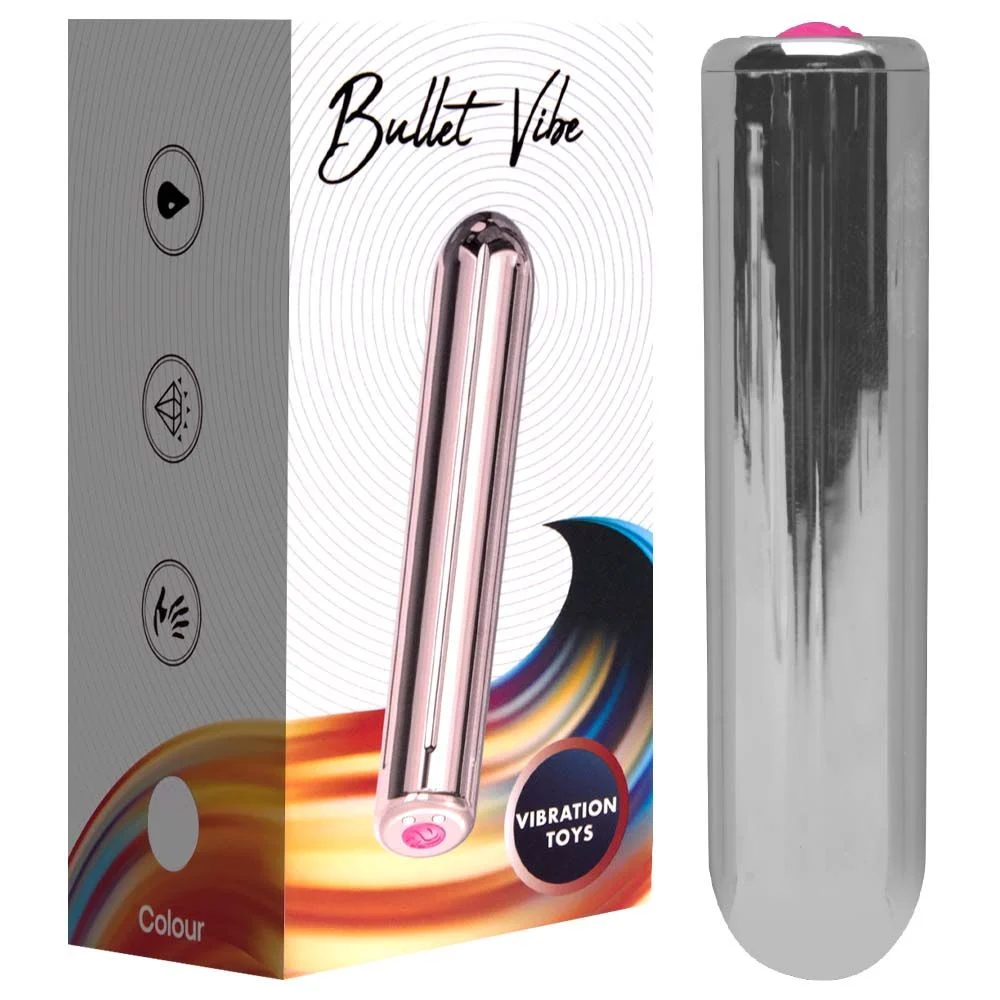 Cápsula bull3t V1br4d0r de cl1t0r1s 9 intensidades (MV110) recarregável