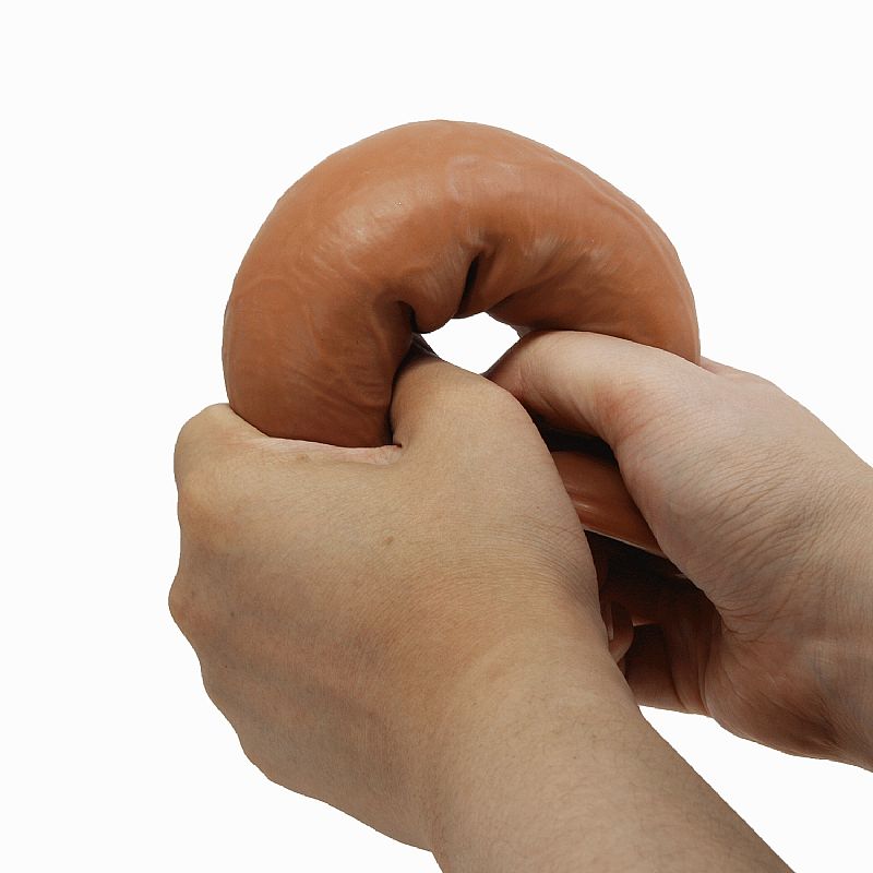 D1ld0 Realístico com Dupla Camada (9015) Marrom - 21,4 X 4,4cm - Pretty Love