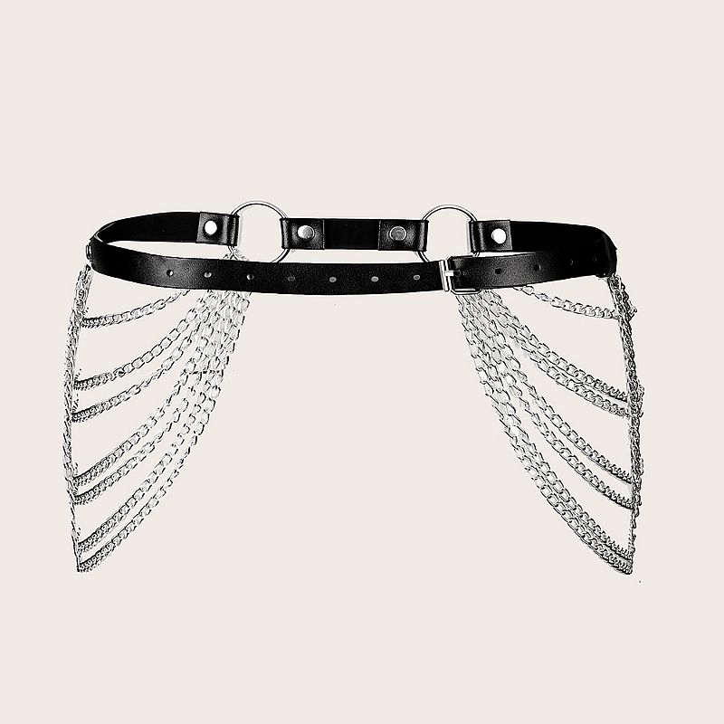 Harness - Cinto com Detalhes em Correntes (9289)