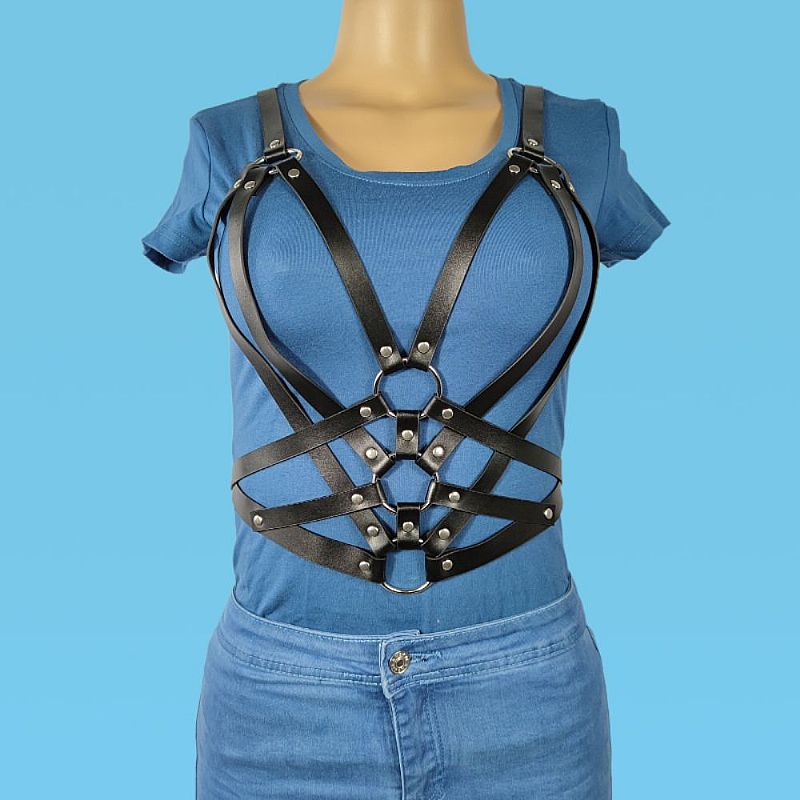 Harness com Contorno de Busto em C0ur0 (9304)