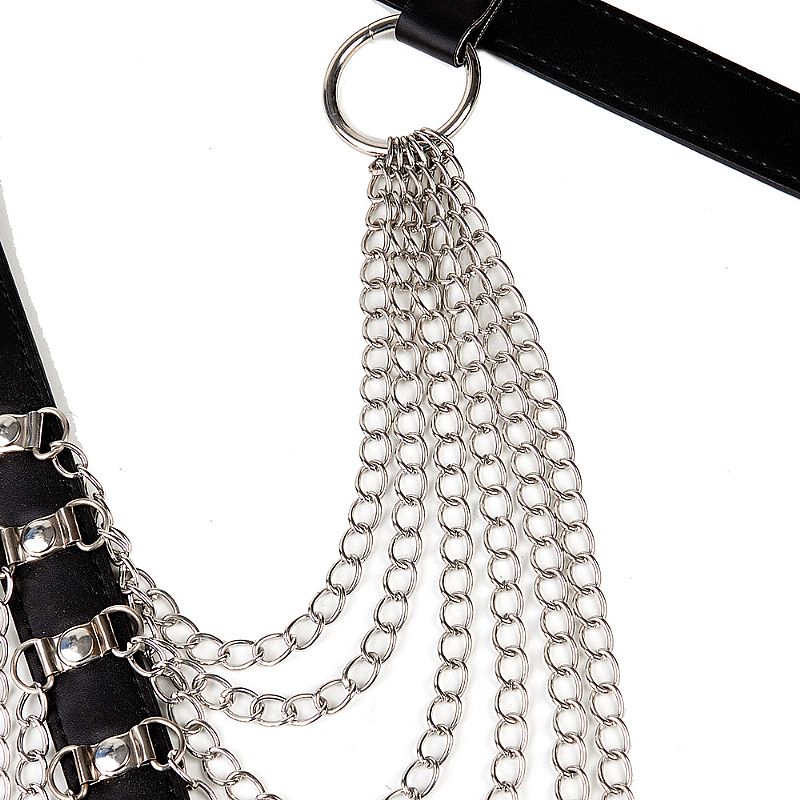 Harness Corporal em C0ur0 com Correntes (9318)