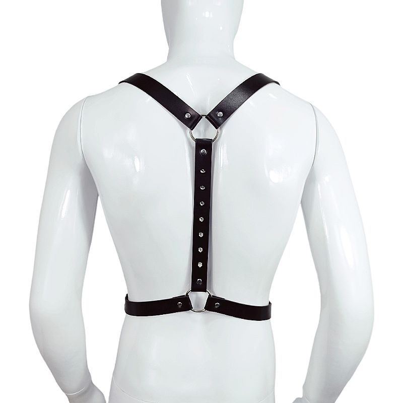 Harness Masculino com Spikes - 2,5cm X 100cm (9348)