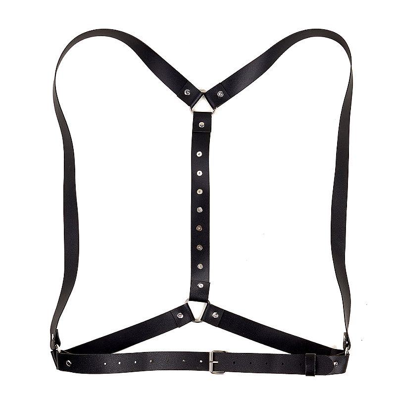 Harness Masculino com Spikes - 2,5cm X 100cm (9348)