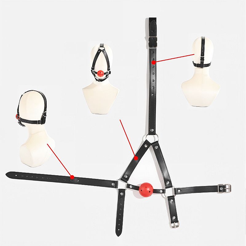 Mordaça com Bola / Suporte de Cabeça (9444)