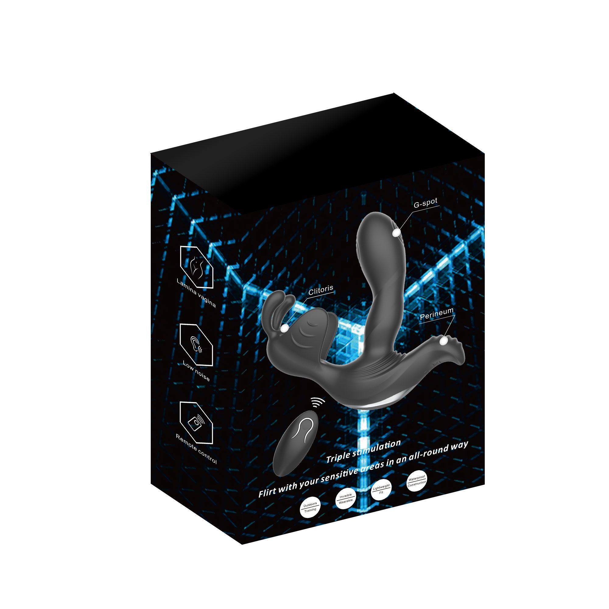 V1br4d0r Multifuncional Controle remoto (CD005) recarregável