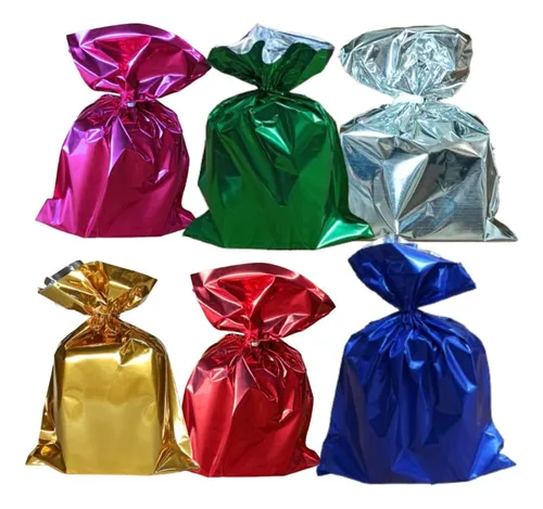 Saquinho de presente (01 unidade) cor variada