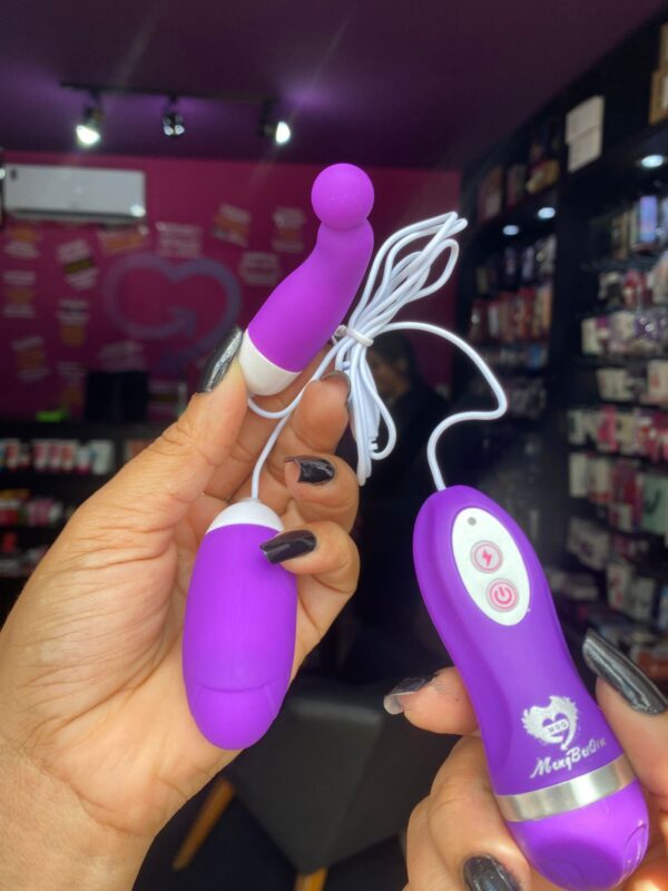 Cápsula Vibratória Dupla 30 Vibrações Egg (OV006) pilha
