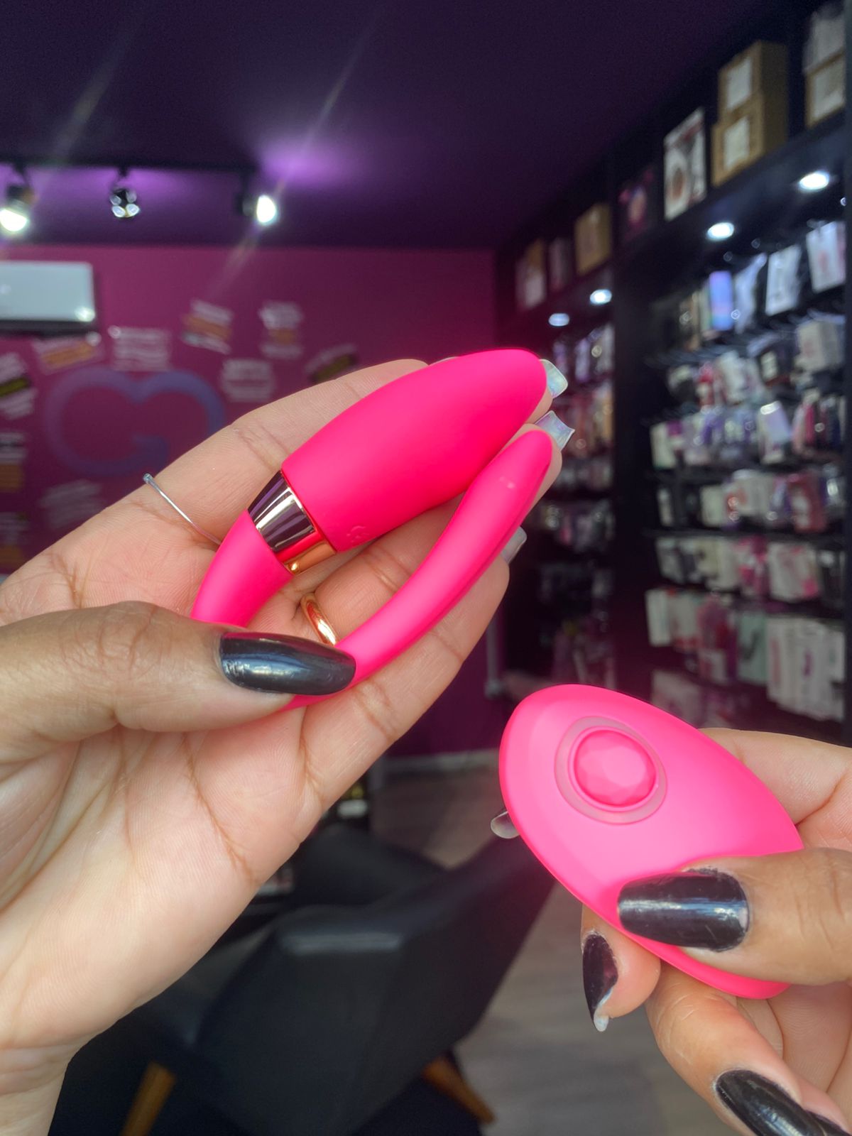 V1br4d0r Luxo Casal Pontas Duplas 10 Vibrações (CD031) recarregável