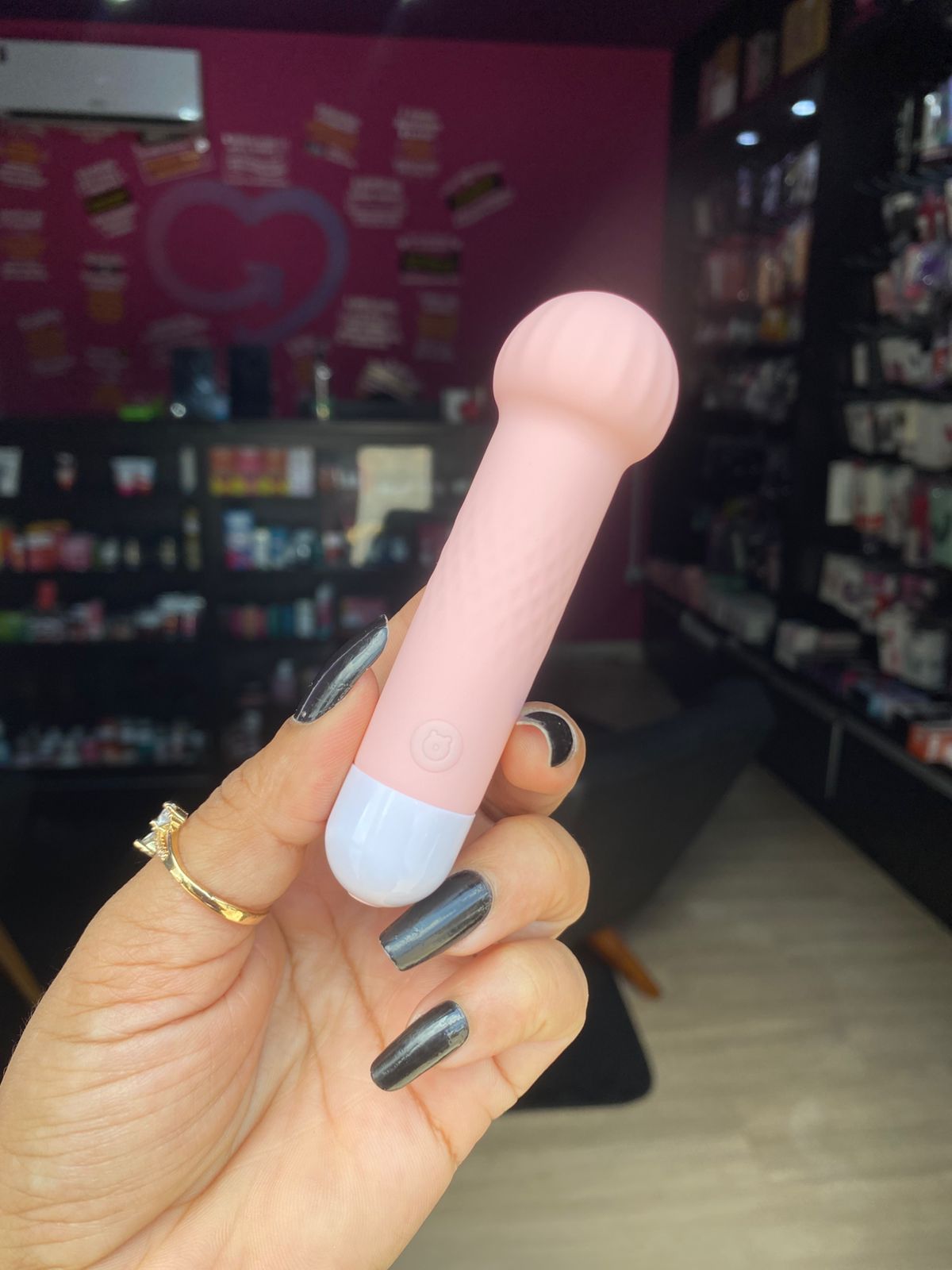 Mini V1br4d0r Cogumelo 10 intensidades (MV008D) recarregável