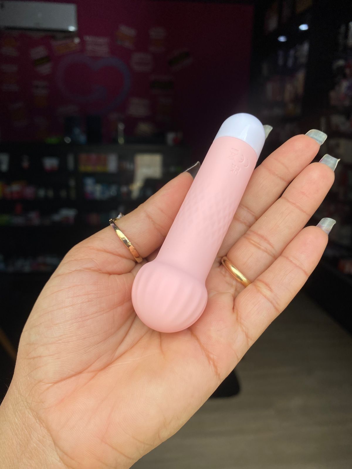 Mini V1br4d0r Cogumelo 10 intensidades (MV008D) recarregável