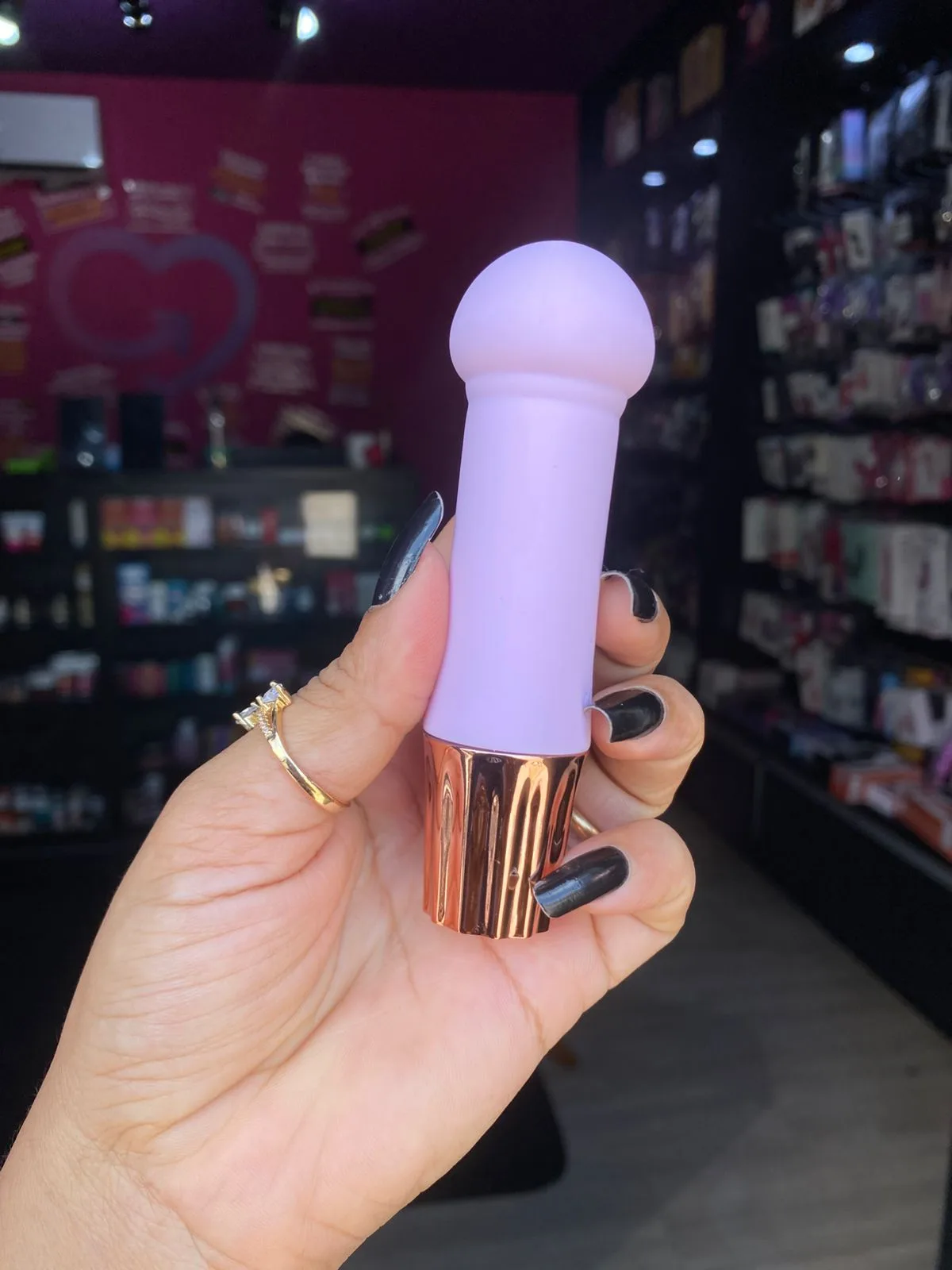 Mini Vibrador Usb 10 intensidades (Mv094E) recarregável