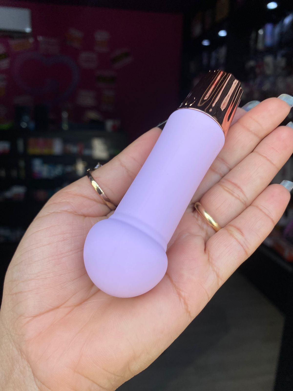 Mini V1br4d0r Usb 10 intensidades (Mv094E) recarregável