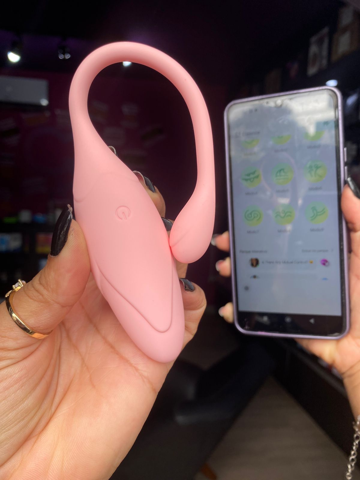 Bull3t 9 Vibrações Controle Via App(BW071) recarregável