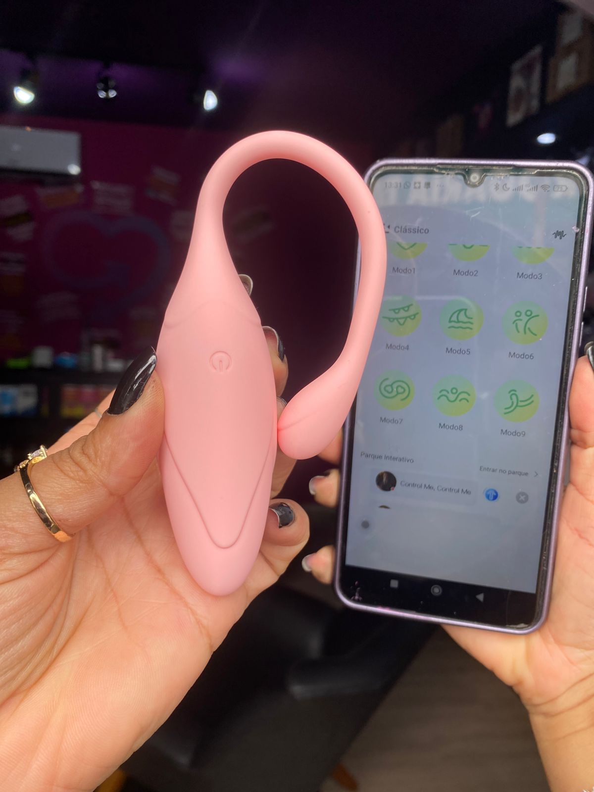 Bull3t 9 Vibrações Controle Via App(BW071) recarregável