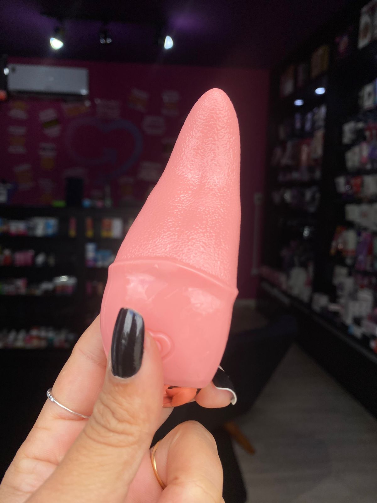 V1br4d0r Formato Língua 10 Vibrações Usb (VB188) recarregável